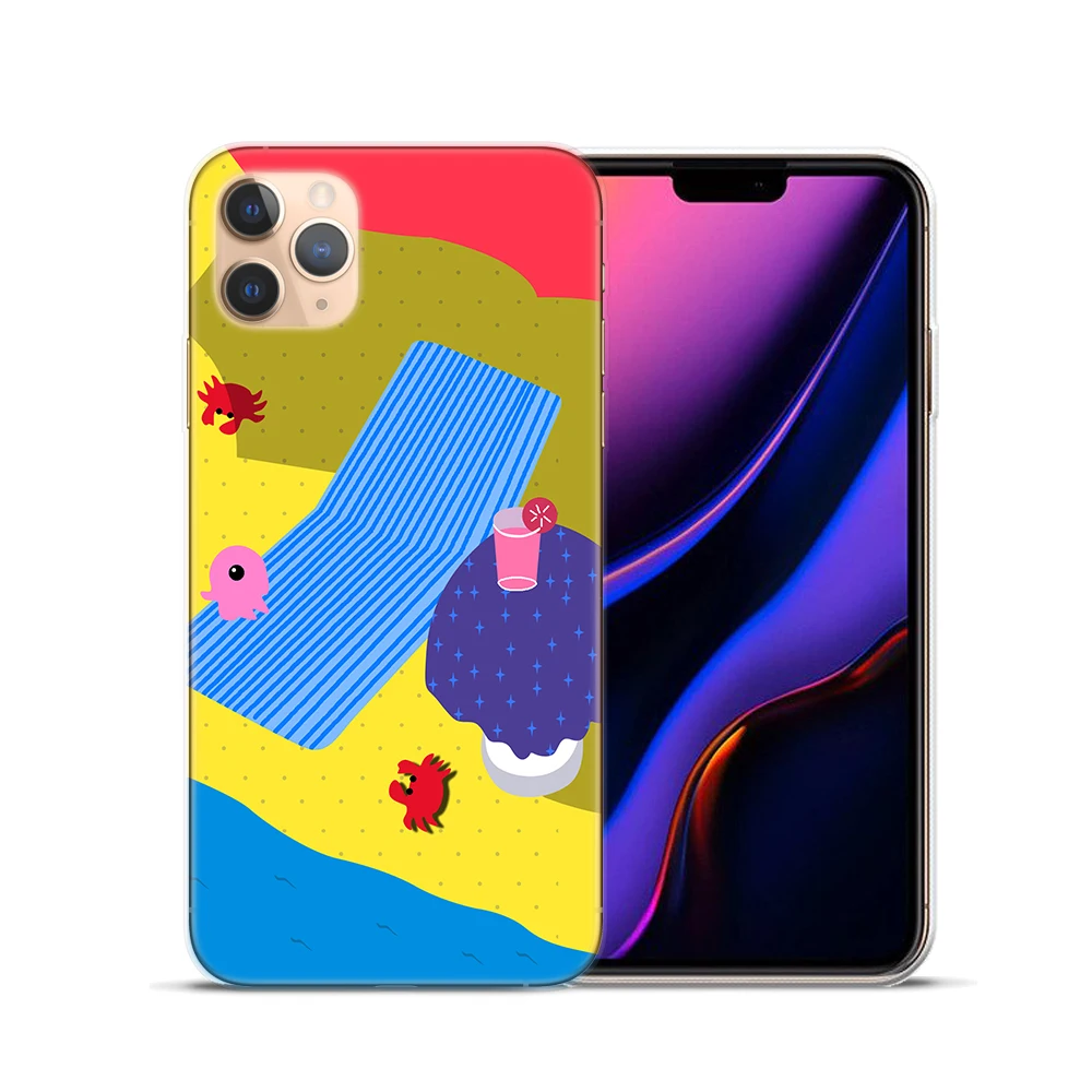 cartoon cute cat duck rabbit animals soft tpu silicone case cover for iphone 11 12 mini pro max 6 6s 7 8 plus xs max x xr se 5s free global shipping