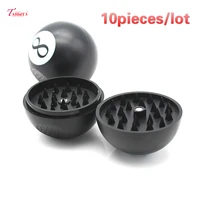 10pieceslot 63mm 3layers plastic smoking tool tobacco herb grinder spice grinder spice crusher applicable grind broke supplies