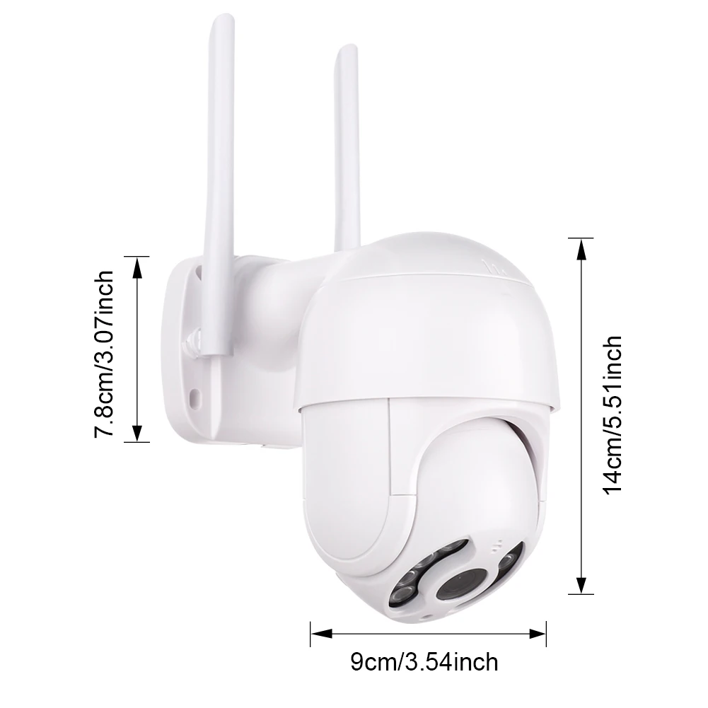 

2MP Outdoor Wifi Camera 1080P Waterproof Two Way Audio Wireless Network Camera Household Surveillance Security Camera