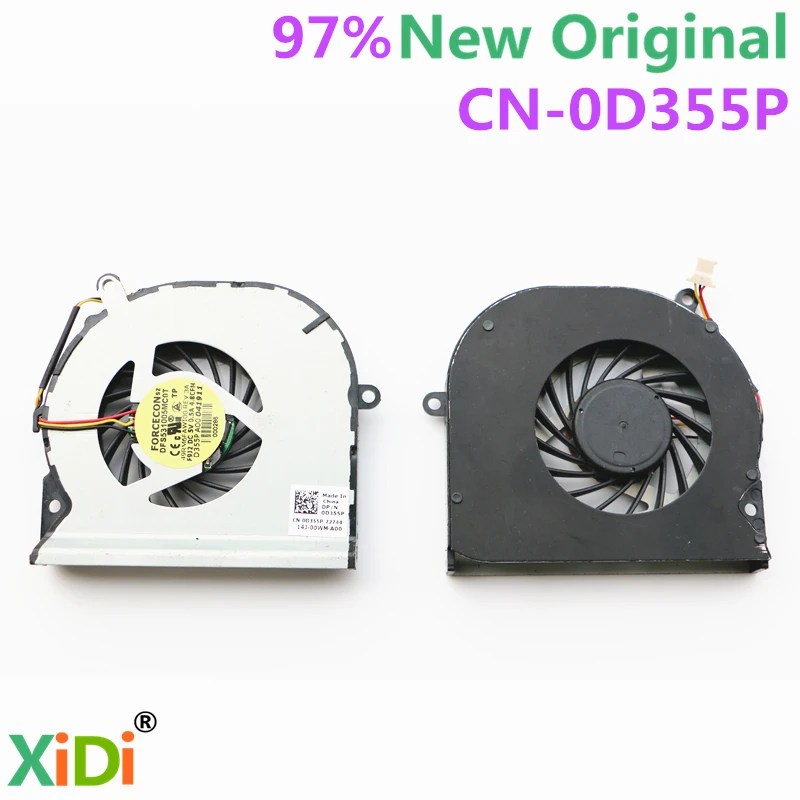 Новый вентилятор охлаждения процессора для Dell Studio 15Z 1569 P06F кулер 49RM6FAWI00 XIDI DFS531005MC0T
