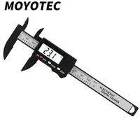 moyotec mini 0 100mm lcd digital electronic carbon fiber vernier caliper measuring tool household tool