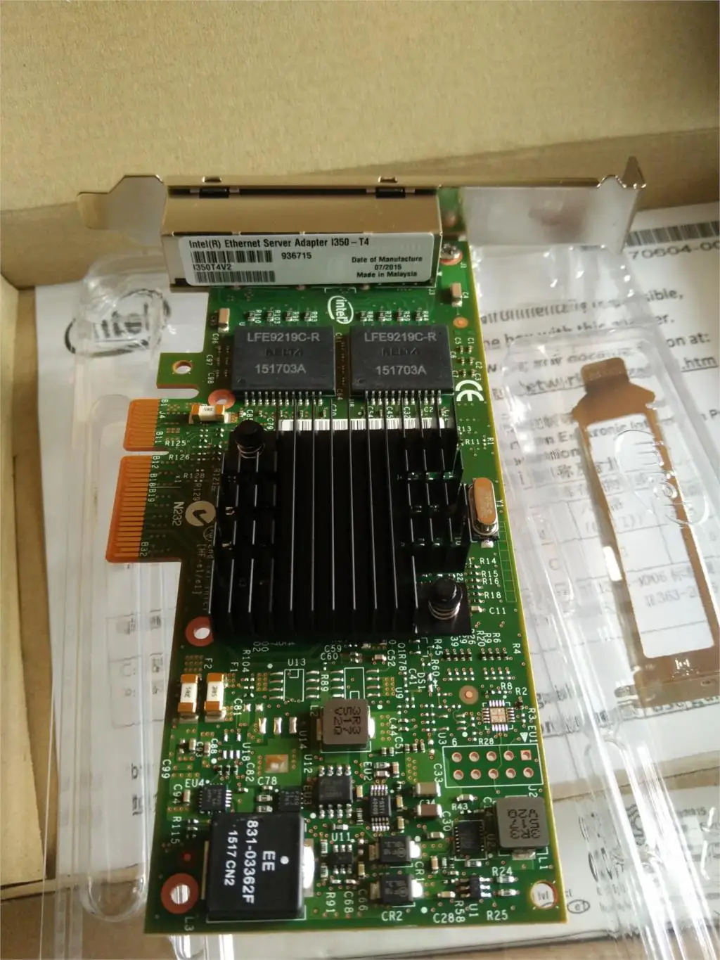 Рисунок 3 - I350-T4V2 четырехгигабитная сетевая