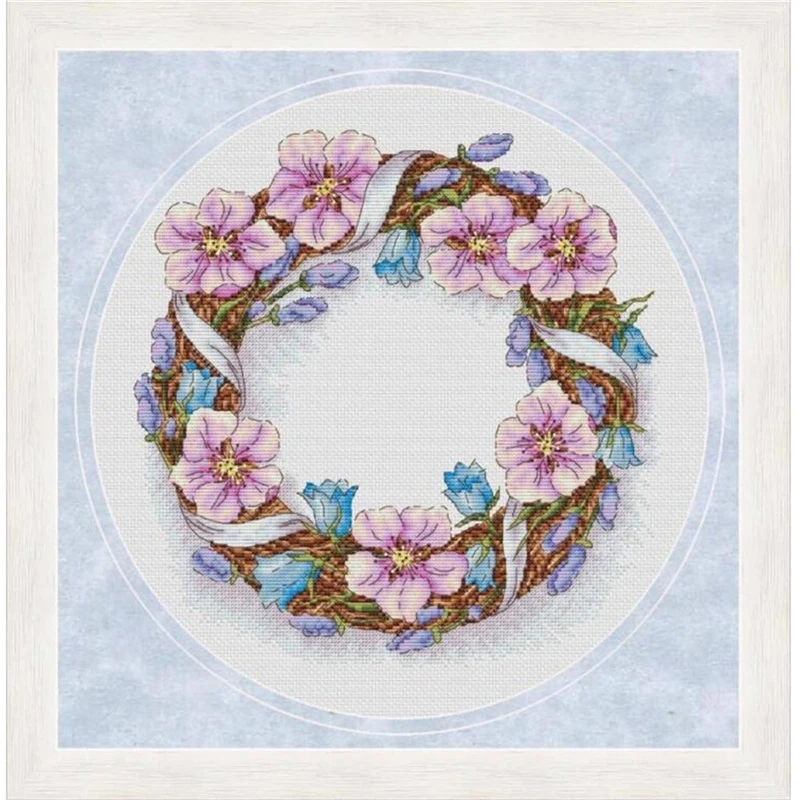 

ZZ4059 For Needlework Kit NOT PRINTED Cross stich Painting Set Cross Stitch Kits Cross-stitch Embroidery Set Stitch Kits Cross