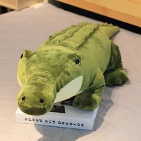 90120cm stuffed animal real life alligator plush toy simulation crocodile dolls kawaii ceative pillow for children xmas gifts