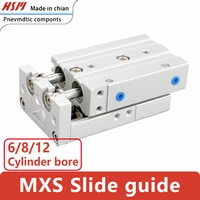 mxs sliding table pneumatic cylinder with precision and high quality bore 6812162025mm stroke 101520 to 150mm