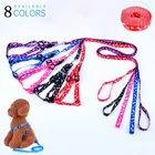 ошейник для собак шлейка для собак товары для собак Нагрудная повязка с принтом для домашних животных, повязка на грудь, жилет для кошек и собак, регулируемые уличные товары для маленьких и средних собак