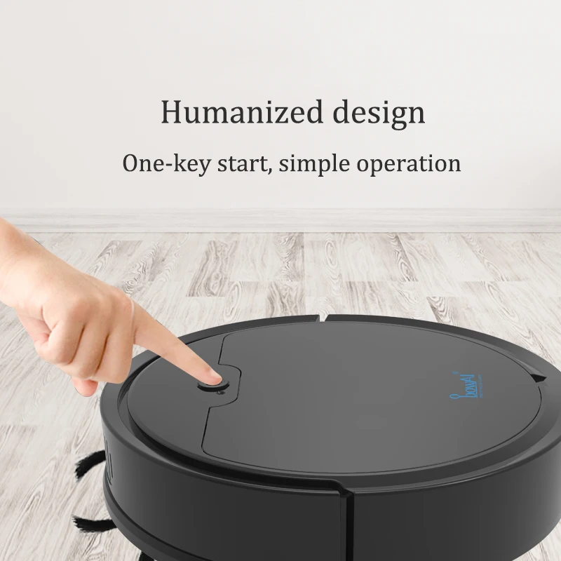 

Robot Vacuum Cleaner Home Strong Suction Sweeping Mopping Robo Upgrade 3 in 1 Smart Robots Route APP Control Wet/ Dry Cleaning