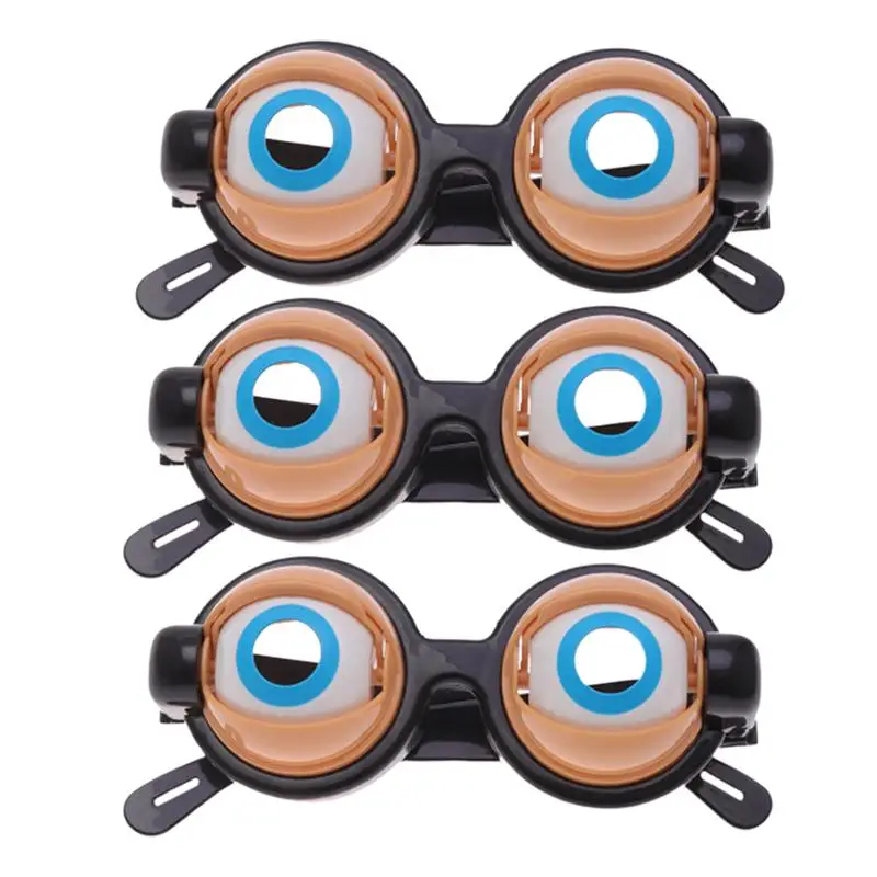 3 шт. забавные шалости очки Crazy Eyes детские игрушки для вечеринок подарок на день