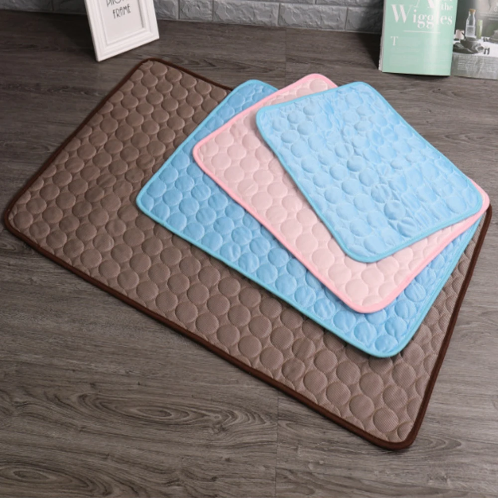 Removable and washable pet cat dog mat summer bed sofa cooling pad small medium cart supplies | Дом и сад