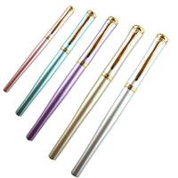 1pcs classic design student fountain pen business gift luxury metal pen 0 38mm nib fountain pen school office supplies