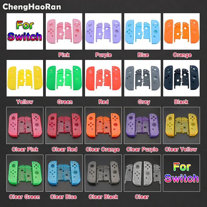 Пластиковый корпус ChengHaoRan для Nintendo Switch NS NX Joy Con|Чехлы| |