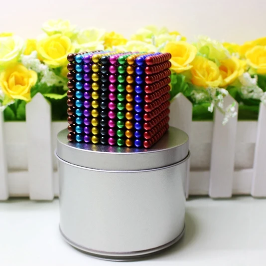 

Super Magnetic Blocks 5MM Magic Balls Bucky Neo Cube Funny Toys Metal Box Package