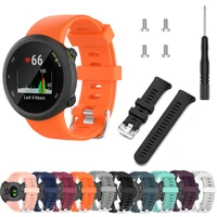 silicone band for garmin forerunner 45 smartwatch sport replacement wristband bracelet for garmin forerunner45s correa with tool