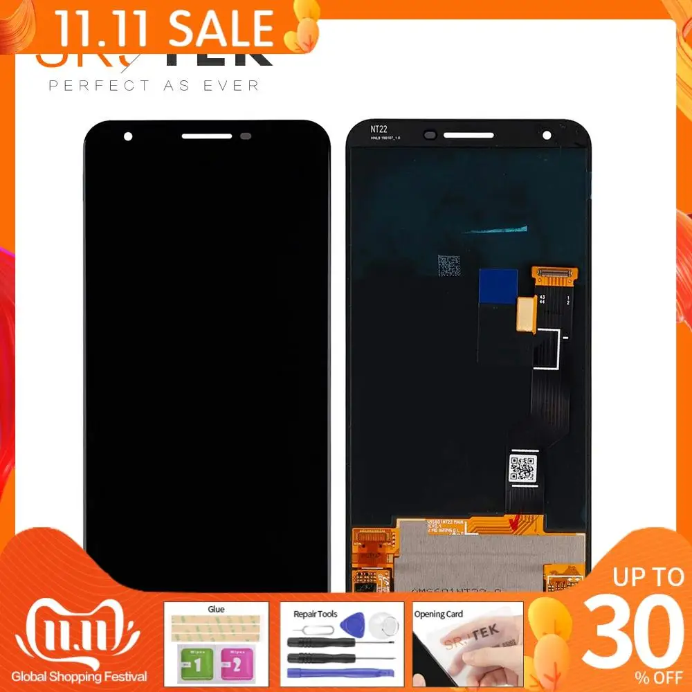 Протестировано для HTC Google Pixel 3a XL ЖК дисплей кодирующий преобразователь