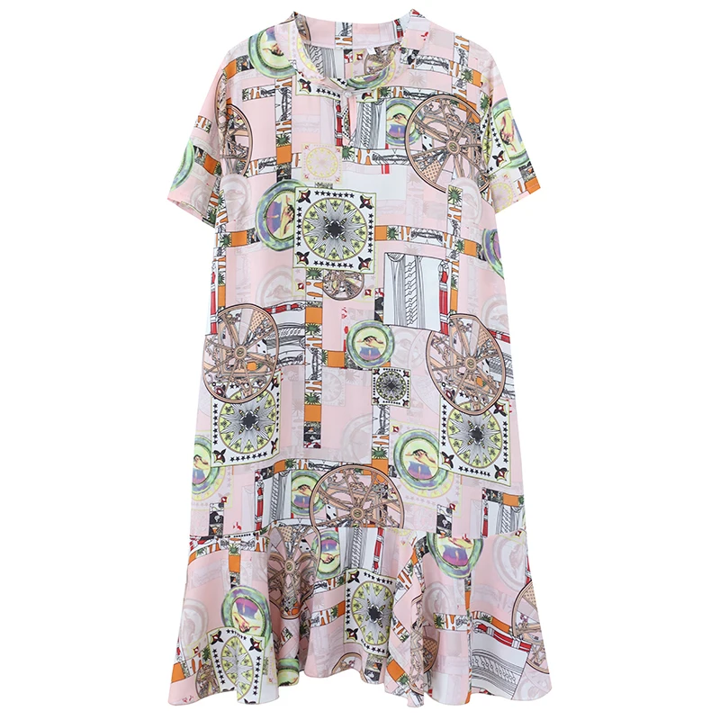 Новинка 2019 года Брендовое летнее платье для беременных с принтом из мультфильма