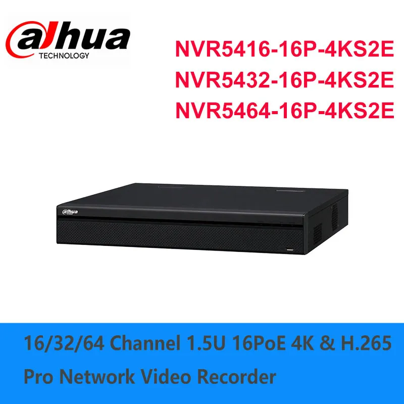 

Dahua 16/32/64 каналов U 16PoE 4K и H.265 Pro сетевой видеомагнитофон NVR5416-16P-4KS2E/NVR5432-16P-4KS2E/NVR5432-16P-4KS2E