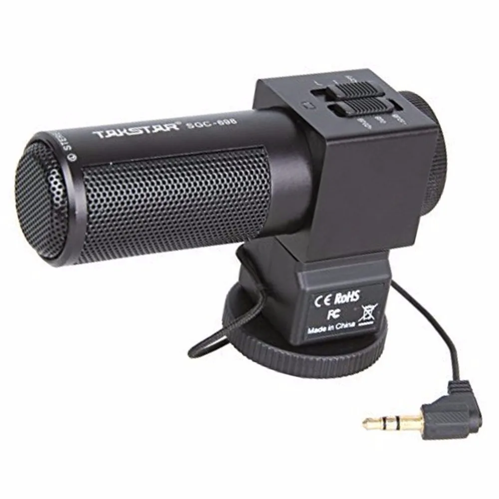 Микрофон SGC 698 Pro Фотография TAKSTAR микрофон интервью на камеру Запись для Nikon Canon Sony