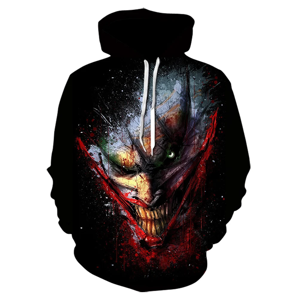 

2021 Fall Brand 3D Printing Sweatshirt Animated Characters Black Hoodie Men's Hip Hop Streetwear Men's Hoodie Harajuku Casual Sp