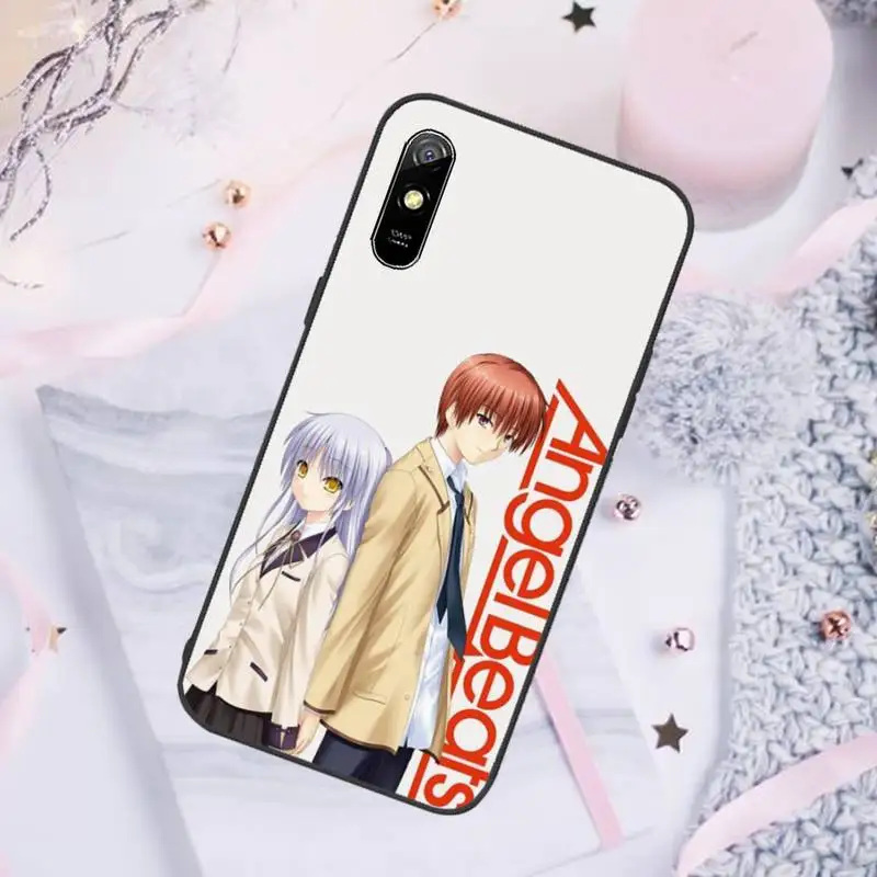 

Japanese anime the angel beats Phone Case For Xiaomi Mi Redmi Note 7 8 9 pro 8T 9T 9S 9A 10 Lite pro