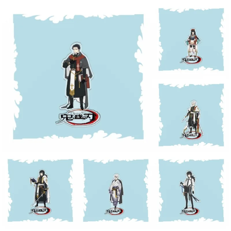 

Anime Demon Slayer Character Kimetsu No Yaiba Hashira Giyuu Muichirou Shinob Cartoon Style Acrylic Stand Figure Model Desk Decor