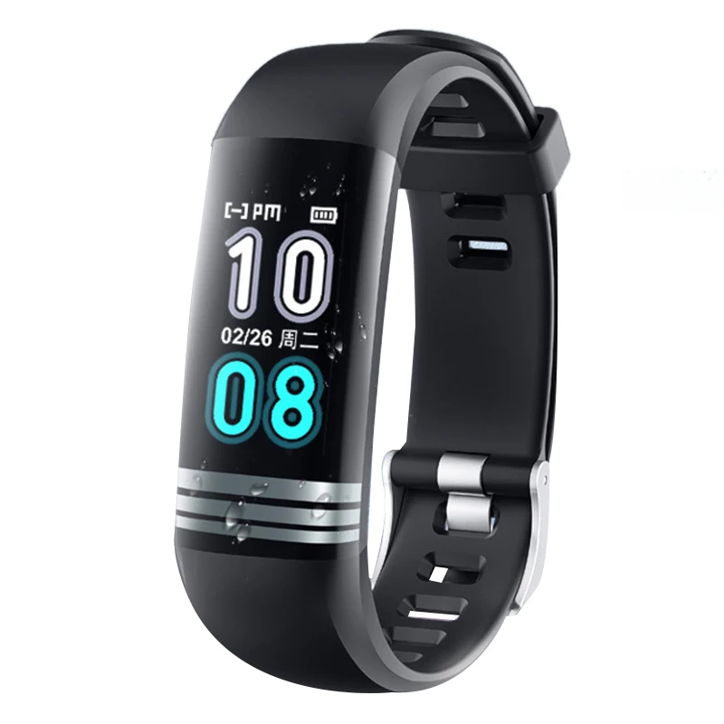 G26T Fitness Bracelet Body Thermometer Smart Bracelet Fitness Tracker Smart Watch Heart Rate Monitor Smart Band