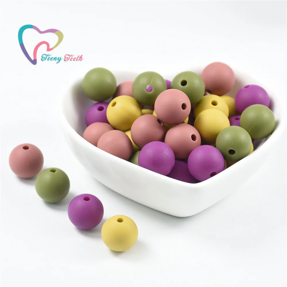 40 PCS12MM красный металлик микс бусины детская пустышка на цепочке с прищепкой Цепи