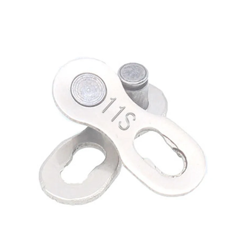 1 пара стальных звеньев велосипедной цепи Пряжка для горного велосипеда 8-11