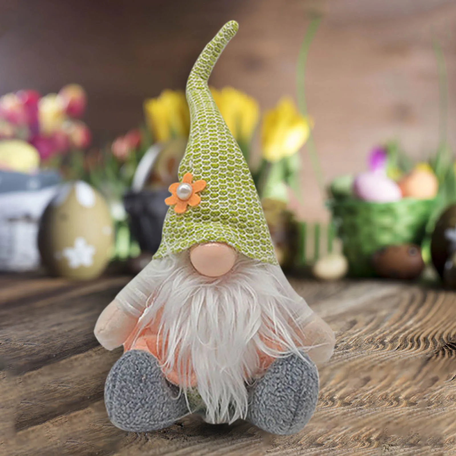 

Easter Decorations Faceless Doll Room Desktop Decor Bunny Gnomes Spring Gift Plush Toys New Year Gift for Kids wielkanoc Holiday
