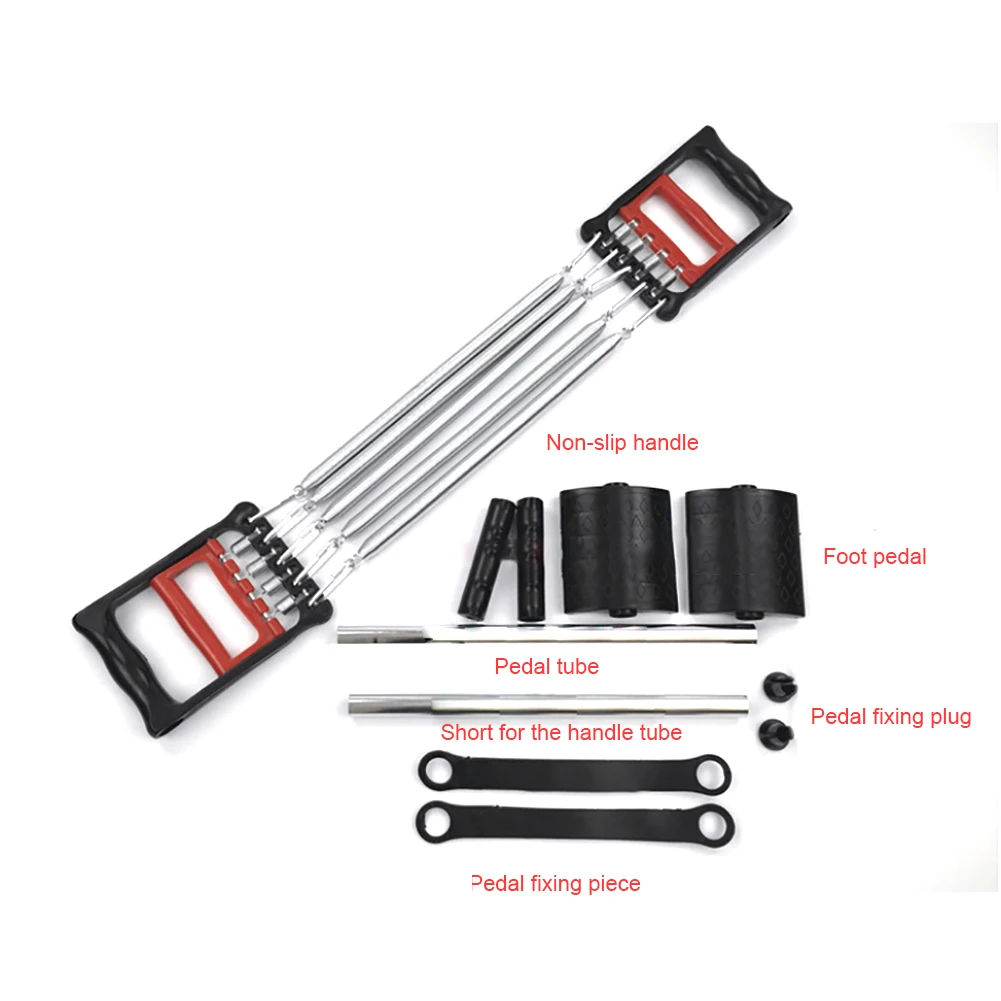 

Footstool Tensioner Chest Expansion Tensioner Five Spring Three-Purpose Multifunction Tensioner Arm Force Home Fitness Equipment