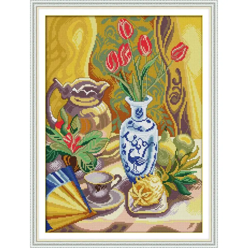 Набор для вышивки крестиком Joy Sunday 11 и 14 ст домашнего декора подарок ручной работы