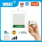 Умный мини-выключатель 16 А ZigBee 3,0 поддерживает 1 канал, 2 канала, хаб для ewelink, tuya, SmartThings с Alexa и Google Assistant