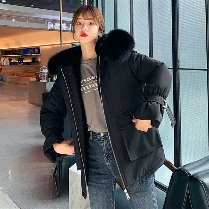 Короткая Парка женская зимняя стеганая куртка утепленная подкладка теплые