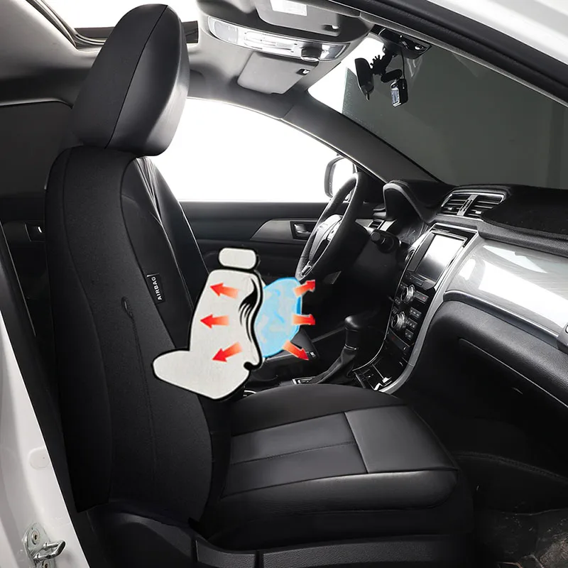 Front Car Seat Cover Protection for Nissan Juke Leaf Note Patrol Y61 Qashqai J10 J11 Tiida X Trail T32 2018 2019 2020 | Автомобили и