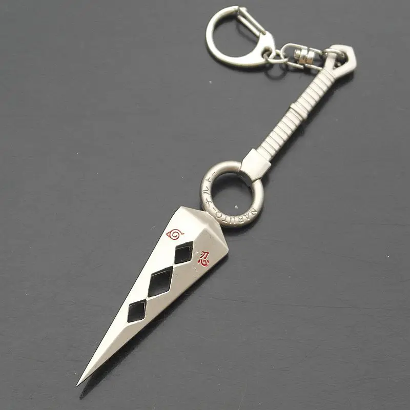 Anime Naruto Kunai Cosplay Kusanagi-no-Tsurugi Toy Uchiha Sasuke Shuriken Weapon Namikaze Minato Keychain Zabuza | Тематическая