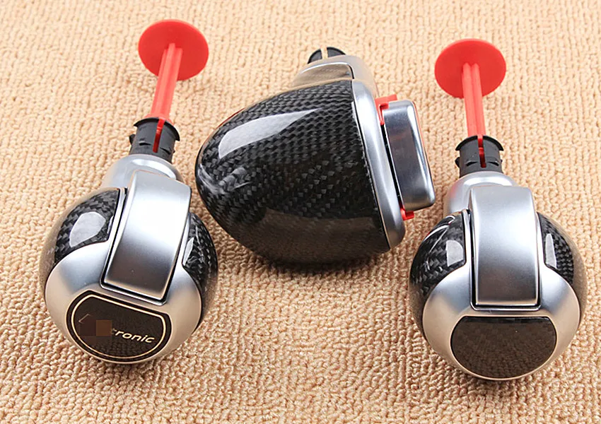 Рычаг переключения передач konb из углеродного волокна Хромированная ручка