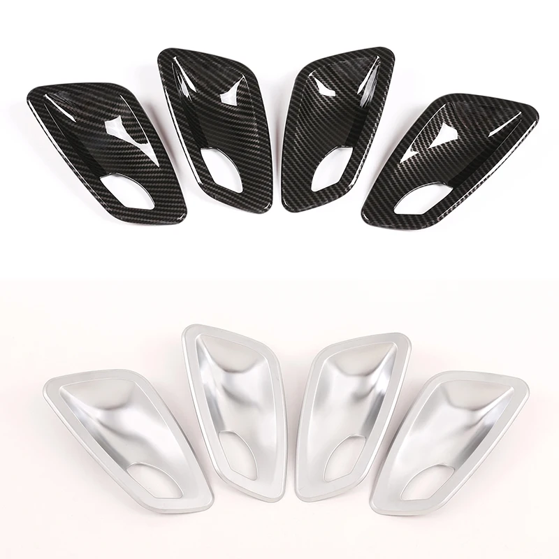 

Car Modification Door Window Lift Button Frame Door Bowl Decorator Cover Trim Carbon Fiber For BMW 3 Series E90 E92 2005-2012