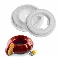 1 set wave shape cake pans material food grade silicone mold kitchen dining baking supplies specialty novelty cake tool