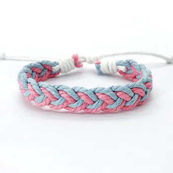 Bohemia Ethnic Bracelet Handmade Rope Woven 5