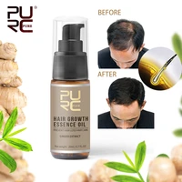 purc hair growth products ginger ingredients 20ml hair growth oil and 30ml hair growth spray hair loss treatment hair care sets