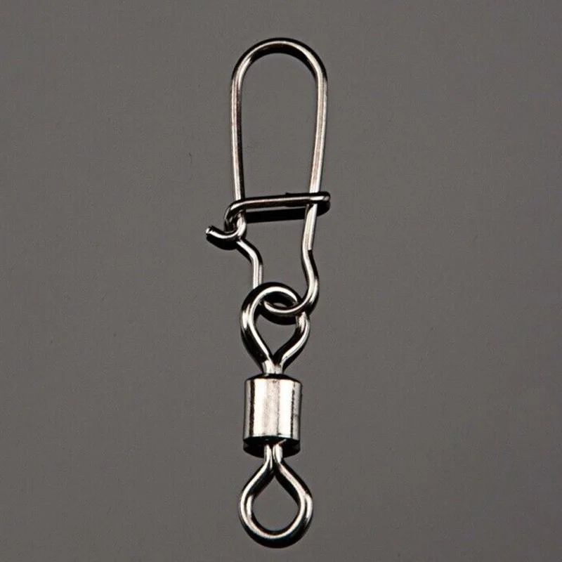 100 шт. Нержавеющая сталь шариковый подшипник вертлюги Рыболовные Оснастки море