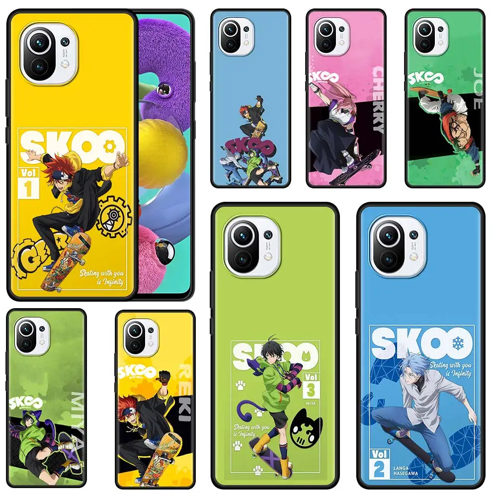 

Sk8 The Infinity Silicone Phone Case For Xiaomi Mi 11 Ultra 11X 10T 10 9T Pro A2 Lite CC9 CC9E 11i Black Soft Funda Cover