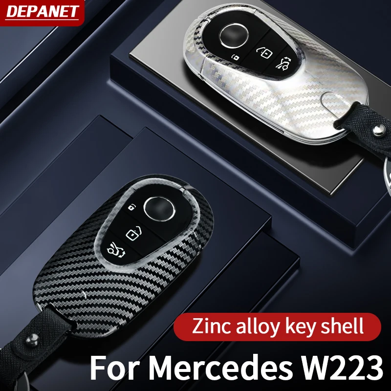 Чехол для ключа подходит 2021 Mercedes w223 S series 400 450 550 C w206 480 180 200 260 300 аксессуары |