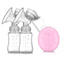 2022 new double electric breast pump automatic milker with bottle suction milk extractor