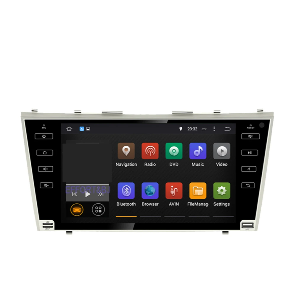 

Для TOYOTA CAMRY 2007-2011 Android 10,0 Автомобильный GPS-навигатор автомобильное радио стерео Мультимедийный DVD-плеер с RDS BT Wifi Aux