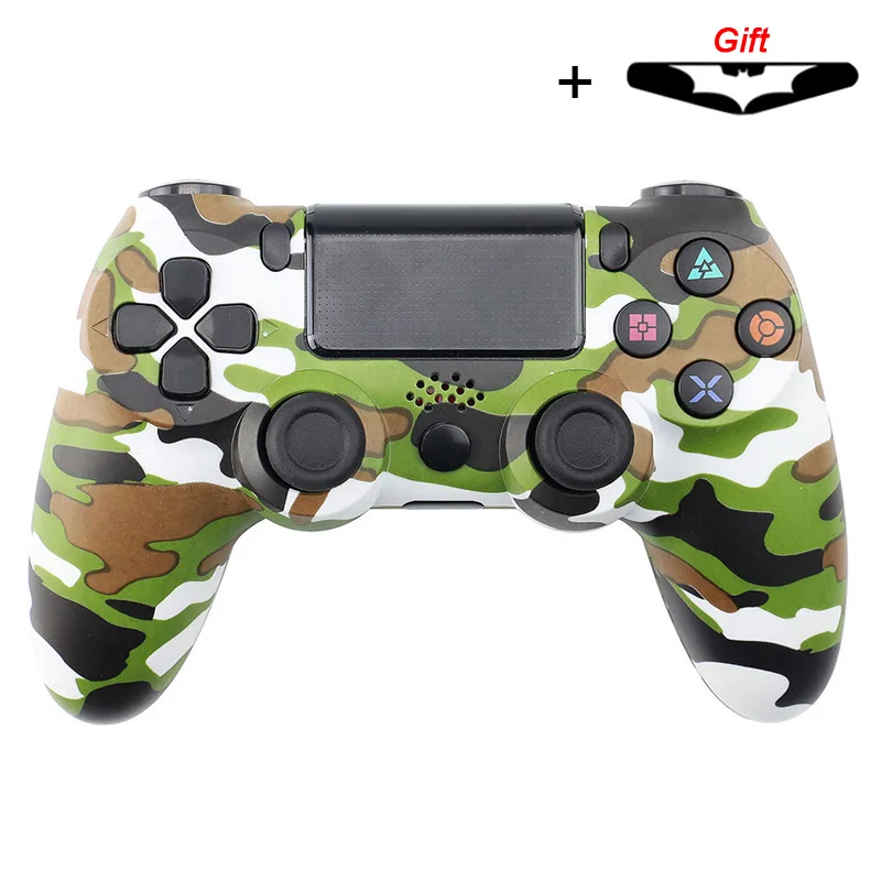 Camo Green Беспроводной/проводной контроллер для Mando PS4 для playstation 4/PS3 консоль для Dualshock 4 контроллер для управления PS4 джойстик - Цвет: Camo Green