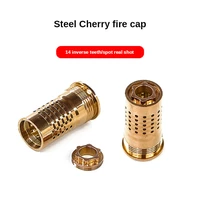 totrait steel cherry cap slr barrel decorative cap for jm gen 9 m4a1jm gen 10 acr with 14mm threaded concave tube
