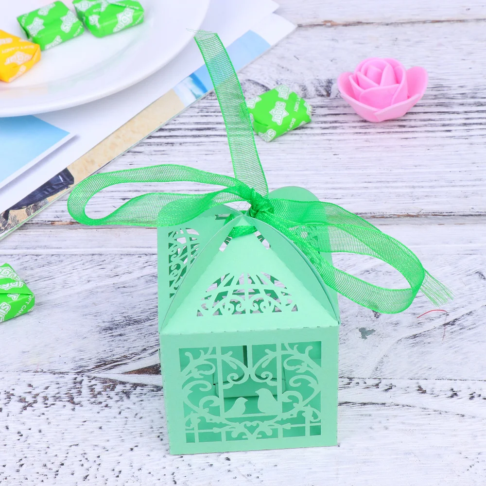 30 шт. выдалбливают конфеты ящик для хранения на свадьбу праздник Подарочная