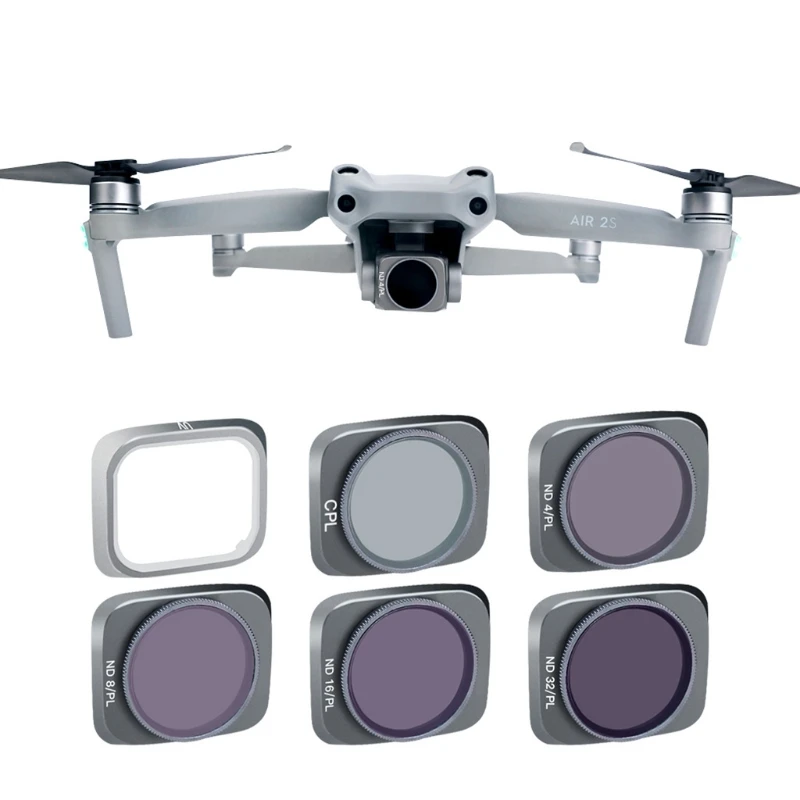 

Для DJI Mavic Air 2S с круговым поляризационным фильтром UV/ ND4PL /ND8PL /ND16PL /ND432PL фильтр для объектива, профессиональный объектив для беспилотника аксе...