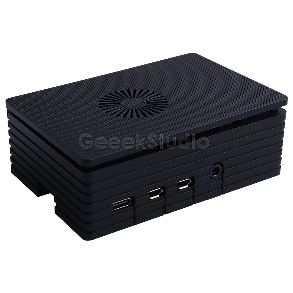 ABS Черный/Белый Раскладушка чехол корпус для Raspberry Pi 4 с охлаждающим вентилятором