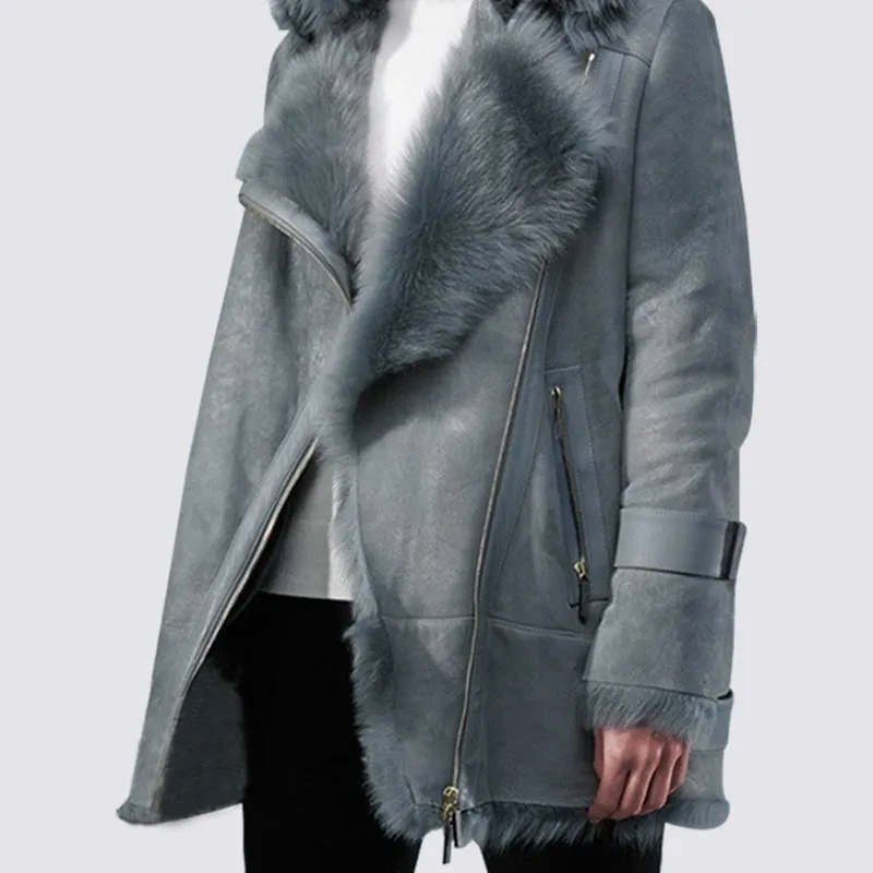 Осенне-зимнее пальто женская одежда 2020 корейское с натуральным мехом Куртка из